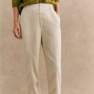 Sezane Bernardo Cream Pant